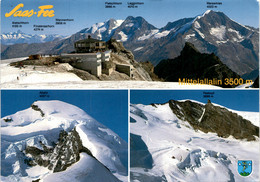 Delcampe - Saas-Fee - Mittelallalin - 3 Bilder (21998) * 27. 4. 2006 - Saas-Fee