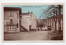 - CPA AMPLEPUIS (69) - Place Belfort - Photo COMBIER - - Amplepuis