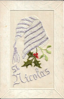 Carte Brodée Saint Nicolas - Saint-Nicholas Day
