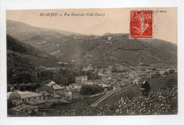- CPA BEAUJEU (69) - Vue Générale 1909 (Côté Ouest) - - Beaujeu
