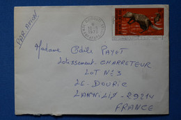 O22 TERR.  AFARS BELLE LETTRE PAR AVION 1975 DJIBOUTI POUR LE DOURIC FRANCE +N°397+++ AFFRANCHISSEMENT PLAISANT - Covers & Documents