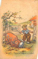 Illustrateur: Germaine  Bouret    Mais Tu Bouffes Comme Un Cochon  .....  (voir Scan) - Bouret, Germaine