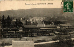 CPA AK St-SULPICE-LAURIERE Panorama Et Gare (611284) - Lauriere