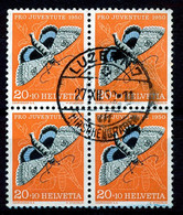 HELVETIA - Mi Nr 552 - Pro Juventute - VIERERBLOCK - "LUZERN 7 - HIRSCHENGRABEN" - (ref. 3087) - Otros & Sin Clasificación