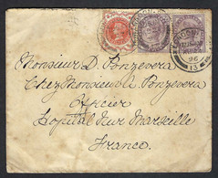 GRANDE BRETAGNE 1896:  LSC De Londres Pour Marseille - Lettres & Documents