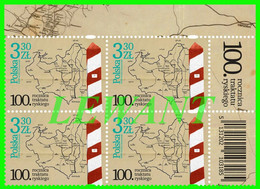 2021.03.18. 100th Anniversary Of The Treaty Of Riga - 4v+margin - MNH - Unused Stamps