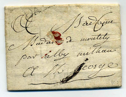 D'ALBI  Lenain N°8 / Dept 77 Tarn / 1787 / Cachet De Cire Complet Au Verso - 1701-1800: Vorläufer XVIII