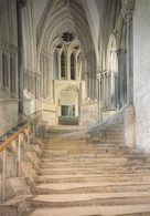 Postcard Wells Cathedral Worn Stairway My Ref B24722 - Wells