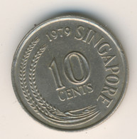SINGAPORE 1979: 10 Cents, KM 3 - Singapour