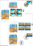 6047o: UNO Wien, UNO Genf: Freimarken 1990 Speziallot Mit Hoher 5 Franken- Ausgabe - Storia Postale