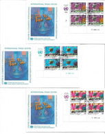 6047r: UNO Wien, UNO Genf, UNO NY: Internationales Handelszentrum Spezialsammlung Alle FDCs - Covers & Documents
