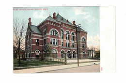 Grand Rapids, Michigan, USA, "Post Office, Grand Rapids, Mich.". Pre-1915 Postcard - Grand Rapids