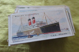 Chromo Wills Bateau Paquebot  " S.S Regina " N° 50 White Star Line - Wills