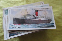 Chromo Wills Bateau Paquebot  " R.M.S Scytia " N° 17 Cunard - Wills