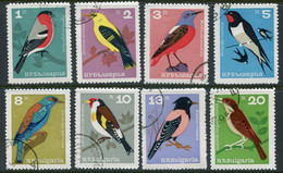 BULGARIA 1965 Birds  Used .  Michel 1529-36 - Oblitérés