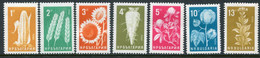 BULGARIA 1965 Agricultural Products  MNH / ** .  Michel 1522-28 - Unused Stamps