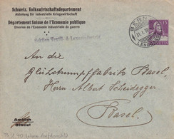 SUISSE   1919  ENTIER POSTAL/GANZSACHE/POSTAL STATIONARY LETTRE    TSC DE BERN - Entiers Postaux
