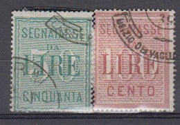 ITALIE   1884       TAXE        N°  20 / 21      COTE    60 € 00       ( F 411 ) - Taxe