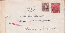CANADA 1943   ENTIER POSTAL/GANZSACHE/POSTAL STATIONARY LETTRE CENSUREE - 1903-1954 Kings
