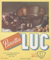 BUVARD BISCOTTES LUC LA BASSINE A CONFITURE EN CUIVRE - Biscottes