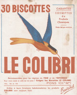 BUVARD BISCOTTES LE COLIBRI - Biscottes