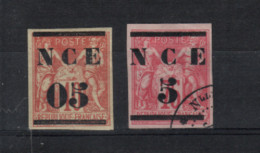 Nouvelle- Calédonnie _1883 Non Dentelé N°5 /6a - Autres & Non Classés