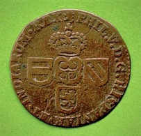 PAYS BAS ESPAGNOLS / PHILIPPE V / 1 LIARD 1709 / TTB ++ - Spanish Netherlands