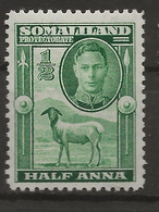 Somaliland, 1942, SG 105, Mint Hinged - Somaliland (Protectoraat ...-1959)