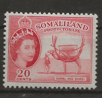 Somaliland, 1953, SG 140,mint Hinged - Somaliland (Protectoraat ...-1959)