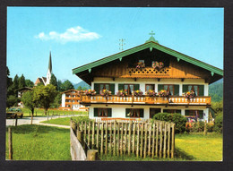 Allemagne - Bad Wiessee - Altes Bauernhaus Mit Kirche Und Kampen (Ancienne Ferme Avec église Et Camps) N° 1107 - Bad Wiessee