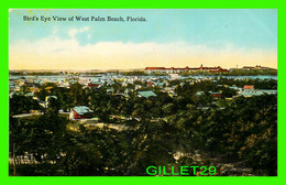WEST PALM BEACH, FLORIDA - BIRD'S EYE VIEW OF THE CITY - PUB. BY THE H. & W. B. DREW CO - - West Palm Beach