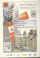 Exposition Philatélique Nationale D'Histoire Postale - Histophil 2 Besançon 16/17 Octobre 1999 - Chopin En Timbre - Briefmarkenaustellung