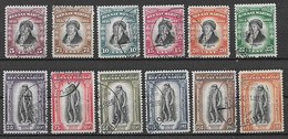 SAN MARINO 1935  CENTENARIO DELLA MORTE DI MELCHIORRE DELFICO  SASS. 193-204  USATA XF - Used Stamps