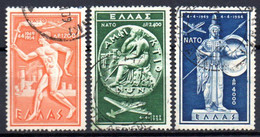 Grèce: Yvert N° A 66/68; 3 Valeurs - Used Stamps