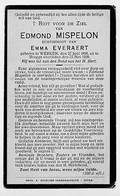 Werken Kortemark Brugge Mispelon - Everaert 1899 - 1939 - Unclassified