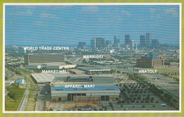 Texas Dallas 1981 - World Trade Center- Market - Marriot Hotel - Anatole - Unused - 2 Scans - Dallas