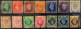 GREAT BRITAIN - (0) - 1937-1948 - # 198/211 - Used Stamps