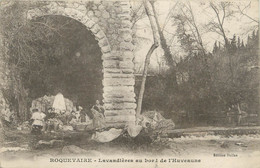 / CPA FRANCE 13 "Roquevaire, Lavandières Au Bord De L'Huveaune" - Roquevaire
