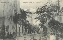 / CPA FRANCE 13 "Alleins, Rue Du 4 Septembre " - Alleins