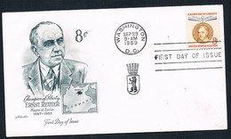 FDC - 1959 - Washington D.C. - Champion Of Liberty  Ernst Reuter - Mayor Of Berlin  8 – Cents - 1951-1960