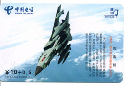 Armée Army Avion Jet  Télécarte Telefonkarte Phonecard Chine (D.587) - Armada