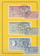DANIMARCA  - MAXIMUM CARD  1981 - COINS ON STAMPS 1980 - SPECIAL CANCEL WIPA 1981 - Cartoline Maximum