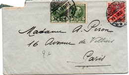 Kobenhavn KKB 1906 - Brief Letter Cover Lettre Pour Paris - Brieven En Documenten