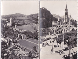 65 - LOURDES - LES BASILIQUES ET L'ESPLANADE - Luoghi Santi