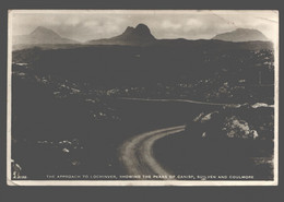 The Approach To Lochinver, Showing The Peaks Of Canisp, Suilven And Coulmore - Sutherland