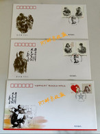 China 2009 FDC 50th Anniversary Mao Tse Dong Learn From Comrade Lei Feng Inscription People Politician Stamps 2009-3 - Mao Tse-Tung