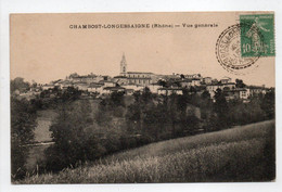 - CPA CHAMBOST-LONGESSAIGNE (69) - Vue Générale 1922 - - Andere & Zonder Classificatie