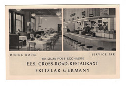 DG1626 - HESSEN - FRITZLAR - WETZLAR POST EXCHANGE - E.E.S. CROSS ROAD RESTAURANT - Fritzlar