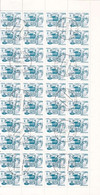 EXPORTATIONS OBLITéRéS FEUILLES DE 80 TIMBRES  N° 2338+2341+2343+2345 YVERT ET TELLIER 1982 - Lots & Serien