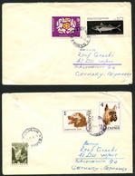 BULGARIA - Two (2) Covers Sent To Germany With Pictoral Stamps. - Covers & Documents